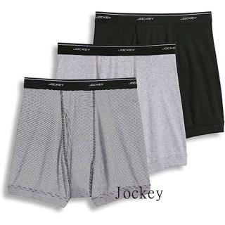 【Jockey】2020男時尚黑灰色系四角內著混搭3件組-網(預購)