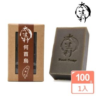 【太生利】100%台灣冷製何首烏洗頭手工皂100g