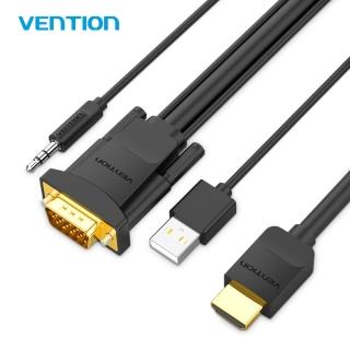 【VENTION 威迅】HDMI 1.4轉 VGA線 轉換線 公對公 2M(ABI系列)
