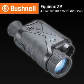 【Bushnell】Equinox Z2 新晝夜系列 4.5x40mm 數位日夜兩用紅外線單眼夜視鏡 260240(公司貨)