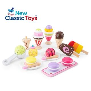 【New Classic Toys】繽紛冰淇淋補充組-10630(木製玩具家家酒)