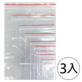 4號 PE透明夾鏈袋(3袋1包)