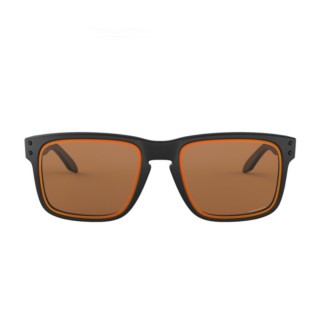 【Oakley】復古風格太陽眼鏡黑框茶色炫彩鏡片(9244-3856)