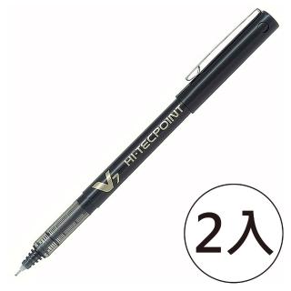 【PILOT 百樂】V7鋼珠筆 0.7黑(2入1包)