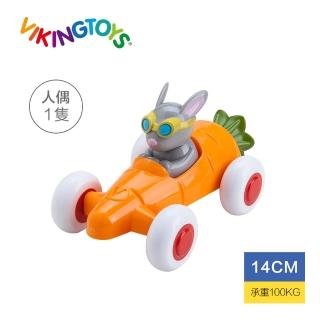 【瑞典 Viking toys】動物賽車手-蘿蔔瑞比(14cm)