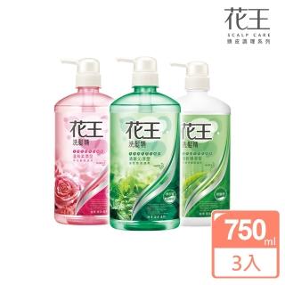 【Kao 花王】暢銷洗髮精/潤髮乳750ml x3入(多款任選)