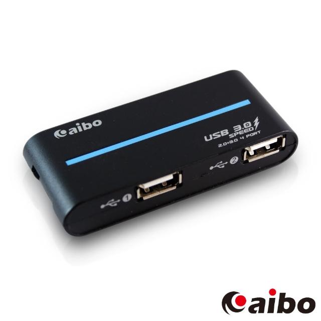 【aibo】H34 USB3.0+USB2.0 HUB集線器