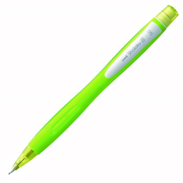 【UNI】三菱M5-228側壓式自動鉛筆0.5綠(4入1包)