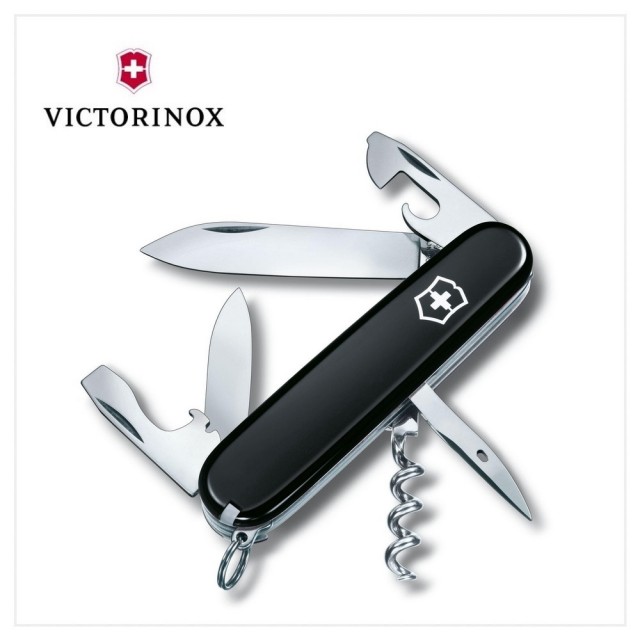 【VICTORINOX 瑞士維氏】Spartan12用瑞士刀/黑(1.3603.3)