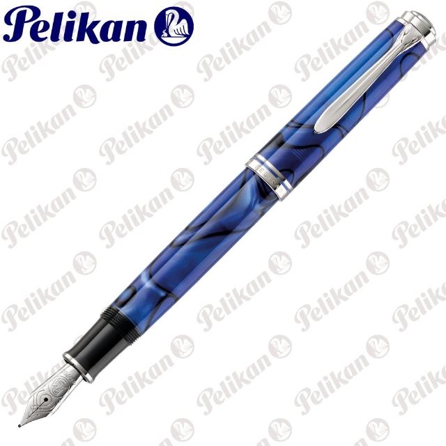 【Pelikan】百利金 M805 限量藍色沙丘 鋼筆(送原廠4001大瓶裝墨水)