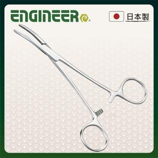 【ENGINEER 日本工程師牌】鋸齒精密夾鉗 彎 PH-04(150mm 電子零件之組合、電焊作業、精密夾物作業)