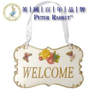 【英國比得兔Petter Rabbit】ANNIES玫瑰WELCOME壁飾