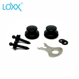 【LOXX】Strap Lock B-CHROME 安全背帶扣 沉穩黑鍍鉻款(原廠公司貨 商品品質有保障)