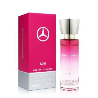 【Mercedes-Benz 賓士】玫瑰情懷女性淡香水小香15ml(專櫃公司貨)