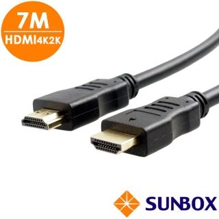 【SUNBOX 慧光】HDMI2.0公對公4K2K 7米HDMI線(7M HDMI 19MM)