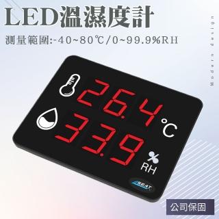 【職人工具】185-LEDC2 LED溫濕度計 電子溫度計 環境溫度計 面板式溫濕度計 廠房必備(工業報警溫濕度計)