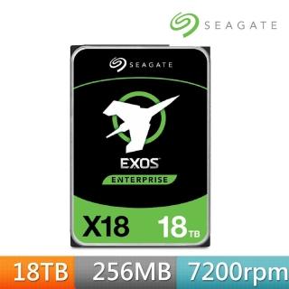 【SEAGATE 希捷】EXOS 18TB 3.5吋 7200轉 256MB 企業級內接硬碟(ST18000NM000J)