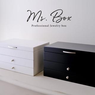 【Ms. box 箱子小姐】英國MELE&CO頂級白色木製珠寶盒(飾品盒/珠寶盒/收納盒)