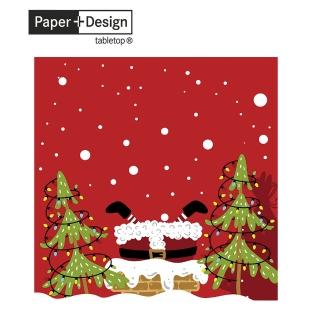 【Paper+Design】聖誕老人的心情(餐巾紙 蝶谷巴特 餐桌佈置)