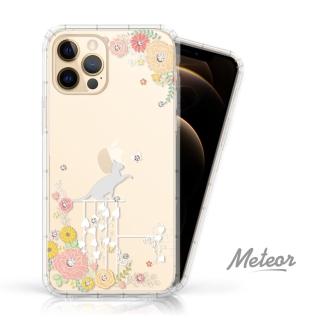 【Meteor】iPhone 12/12 Pro 6.1吋 奧地利彩鑽空壓防摔手機殼(貓咪戀曲)