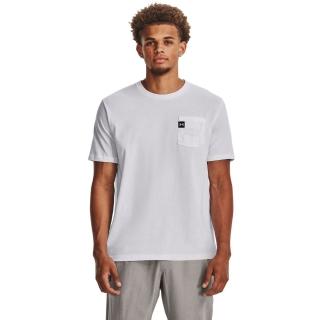 【UNDER ARMOUR】UA 男 ELEVATED CORE POCKET 短T-Shirt_1379554-100(白色)