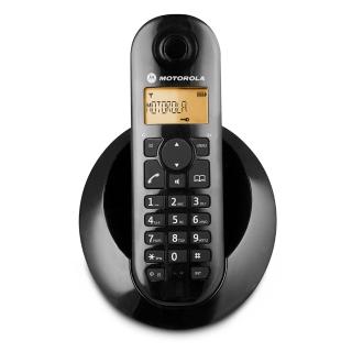 【Motorola】摩托羅拉 DECT數位無線電話 C601(黑色)
