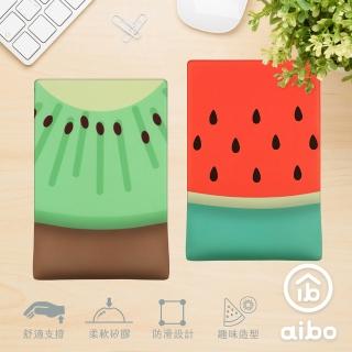【aibo】趣味水果 舒適護腕滑鼠墊