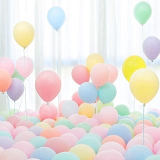 派對佈置馬卡龍乳膠氣球30顆組-贈氣球夾(生日派對 求婚告白 畢業跨年 週年紀念 寶寶周歲 布置)