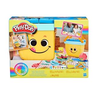 【Hasbro 孩之寶】培樂多黏土 小小野餐盒黏土發遊戲組(HF6916-5L00)