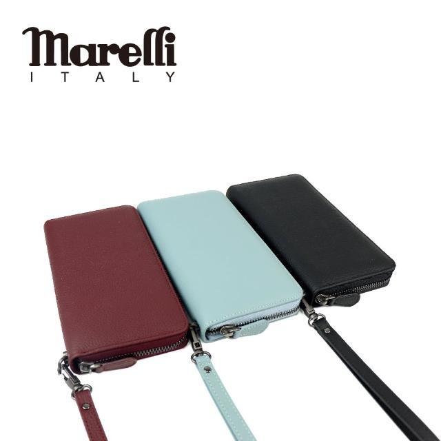 【Marelli】質感小羊皮吊繩長夾(ZM076)