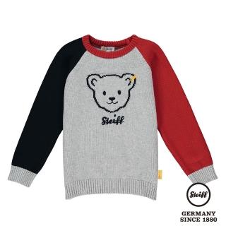 【STEIFF】熊頭童裝 長袖針織衫(長袖上衣)