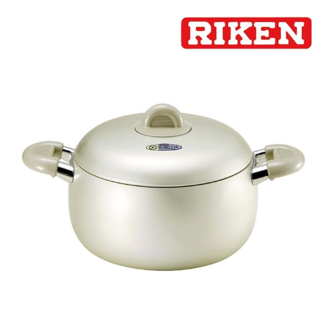【RIKEN 理研】韓國製雙柄湯鍋22cm(含蓋)