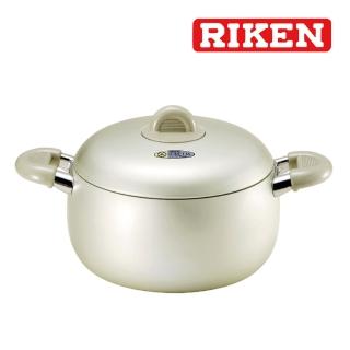 【RIKEN 理研】韓國製雙柄湯鍋24cm(含蓋)