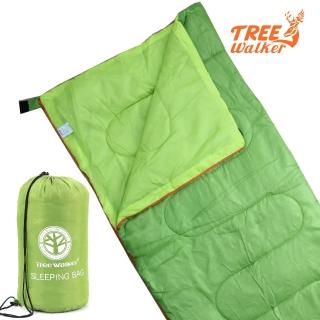 【TreeWalker】輕便纖維睡袋(青綠/青綠)