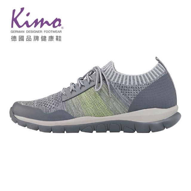 【Kimo】彈性飛織布-漸層色運動休閒男鞋(灰61080S009142)