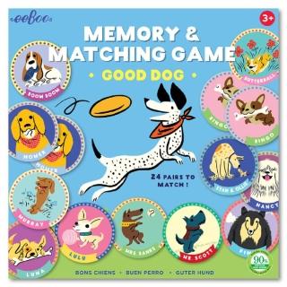 【美國 eeBoo 桌遊】Good Dog Memory Game(記憶遊戲桌遊 乖狗狗記憶遊戲)
