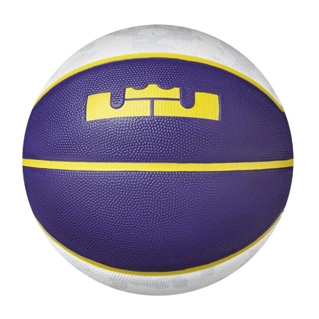 【NIKE 耐吉】Nike Lebron Playground 4P    籃球 7號 耐磨 控球佳 戶外 紫(N000278493607)