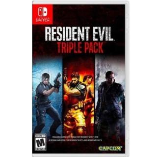 【Nintendo 任天堂】NS Switch 《惡靈古堡 三重包 4+5+6 Resident Evil Triple Pack》國際中文版(支援中文)