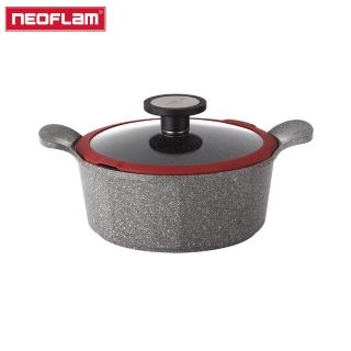 【NEOFLAM】韓國製Pote 大理石雙耳湯鍋20cm(附鍋蓋/適用各種爐具&電磁爐)
