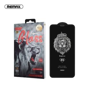 【Remax】iPhone 12 mini 5.4吋 帝王系列9D全膠黑邊滿版鋼化膜(高透顯示原畫質)