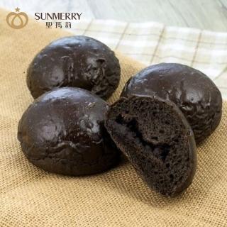 【聖瑪莉】黑眼豆豆 軟法麵包x10入(巧克力、麵包、軟法)