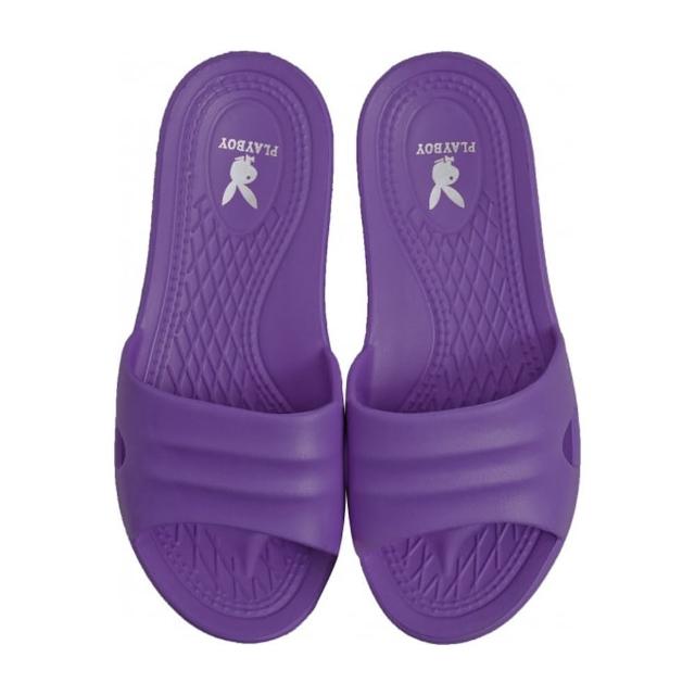 【PLAYBOY】室內拖鞋-紫色(PY618)