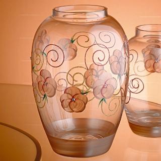【Madiggan 貝斯麗】玫瑰系列 手工彩繪橢圓花瓶(小)
