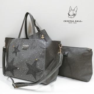 【CRYSTAL BALL 狗頭包】Star bijou tote bag經典組合包(狗頭包)