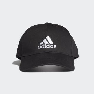 【adidas 愛迪達】帽子 棒球帽 老帽 遮陽帽 BBALL CAP COT 黑 FK0891
