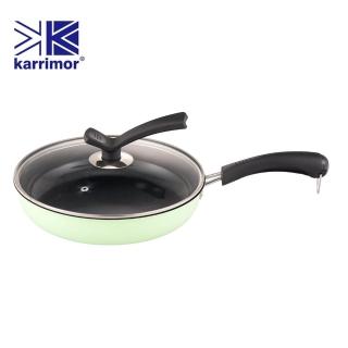 【Karrimor】25cm不沾平煎鍋 KA-G2500(附鍋蓋)