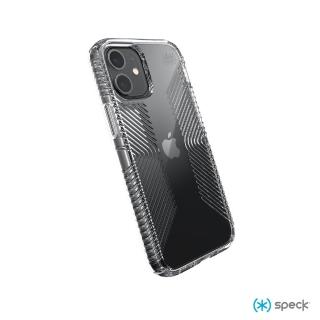 【Speck】iPhone 12 mini 5.4吋 Presidio Perfect-Clear Grip 透明抗菌防手滑防摔殼(iPhone 保護殼)