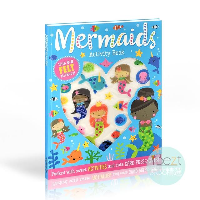 【iBezt】Mermaids Activity Book(超質觸感3D毛氈貼紙)