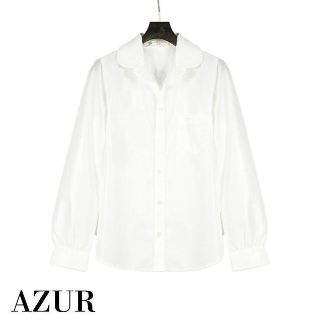 【AZUR】都會經典素色襯衫