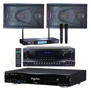 【音圓】S-2001 N2-350+DW-1+TR-5600+SK-8800V(伴唱機 大容量4TB硬碟+擴大機+無線麥克風+喇叭)